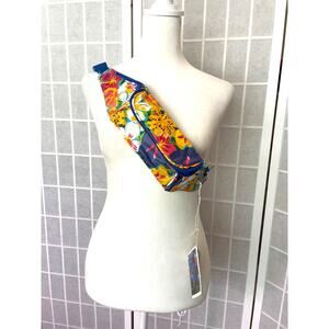 Vintage NEW Ken Done Australia Fanny Pack Belt Bag Colorful Art Print Deadstock